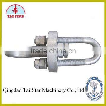 strength load steel dog bone type shackle