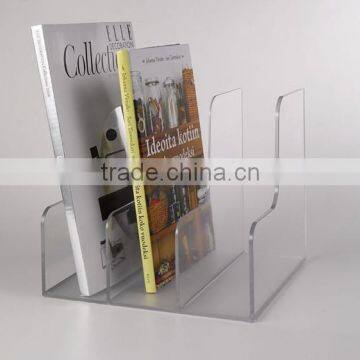 Acrylic desktop book shelf