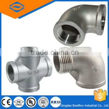 150LBS 316 stainless steel female bsp screwed pipe fittings