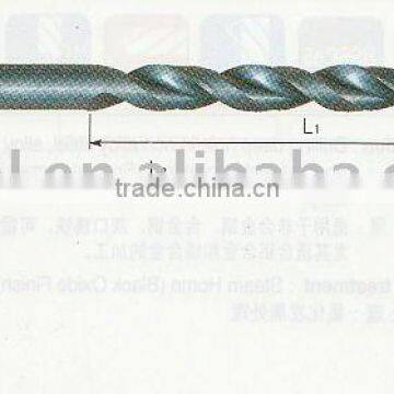HSS Co5 straight shank twist drill for deep hole jobbers length DIN338