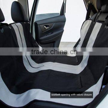 Pet Car Seat Cover with Split Hammock Section