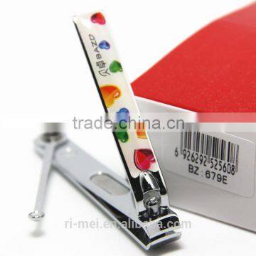 colorful rainbow nail clipper with ear pick