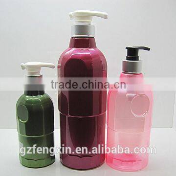 250ml 500ml 750ml plastic material PET bottle for shampoo use