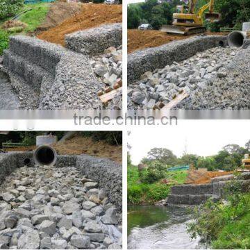 gabion box CE certificate, 80*120mm opening size gabion baskets