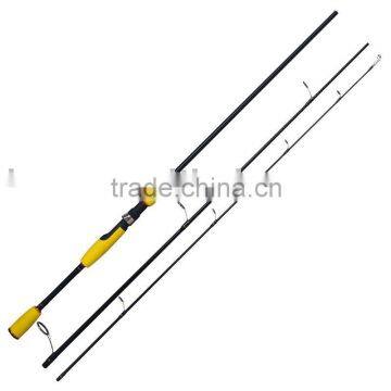 fast action IM7 Carbon spinning fishing rod in 3 pieces