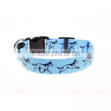 Chi-buy Lighted Dog Collar Custom LED Embroidered Dog Collar Free Shipping on Order 49usd photo-2