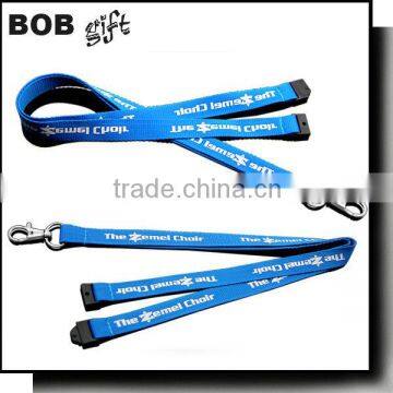 2015 hot selling heat transfer printed lanyards for promotiom