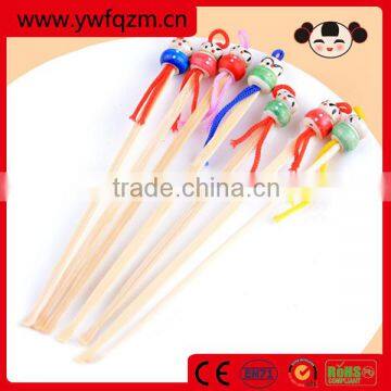 Chinese cute doll head handmade bamboo earpick