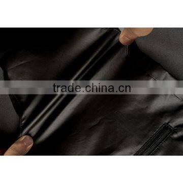 2016 Autumn Fashion Women Metal Button Belt Loop Black Sexy Tight Trousers Ladies High Waist PU Leather Skinny Slimming Pants