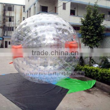 Qualified professional inflatable zorb ball with plug