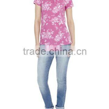 high quality fashion cheap girls custom print tshirt