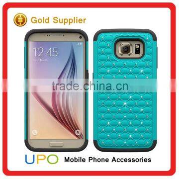 [UPO] Fancy Bling Diamond Plastic Silicon Cell Phone Case for Samsung Galaxy S7 Edge Plus photo-2