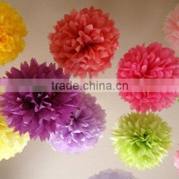 Wholesale Christmas Ornament Tissue Paper Pom Poms photo-3