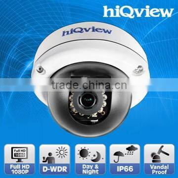 HIQ-5388 Full HD Outdoor IR-15M Vandalproof Dome Security IP Camera