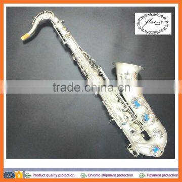 silver saxophone professional tenor saxophone roll tone hole tenor saxophone double arms tenor saxophone