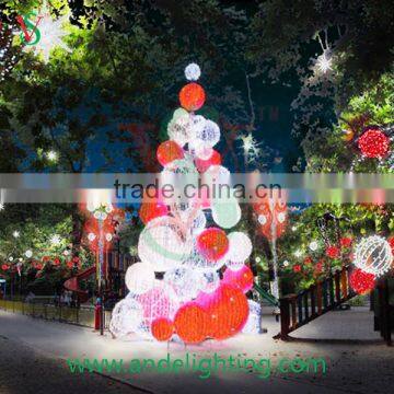 2016 Christmas tree light LED 3D motif light Ball cone tree light
