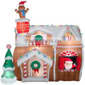 Large Animated inflatable Christmas house for 2015