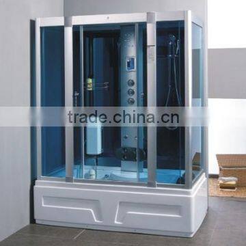 Rectangle Steam Shower Cabin with Bathtub (1600*850*2150mm)