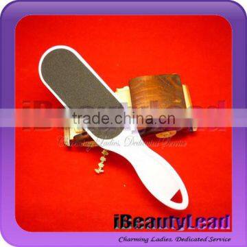 2014 plastic foot file with emery in white color