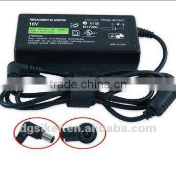 laptop AC Adapter /power supply replace for Sony 16V 3.75A/Vaio PCG-SR, PCG-SRX, PCG-VX, PCG-SR27K, PCG-SRX99