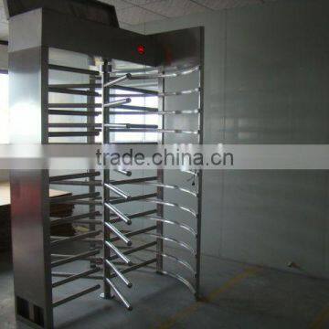 Fingerprint entrance intelligent full height turnstile