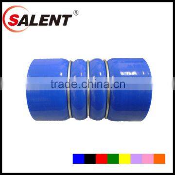 high performance high pressure straight silicone 2 hump hose blue