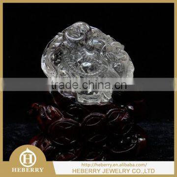 Feng Shui Crafts Crystal Maitreya Buddha For Office Desk Decoration