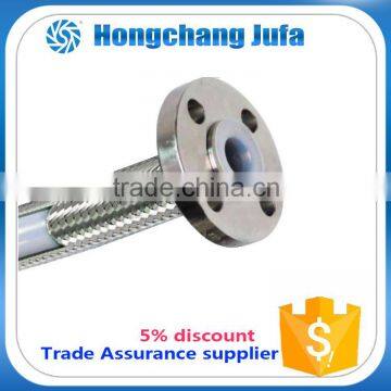 high pressure flexible flange joint stainless steel braided teflon hose