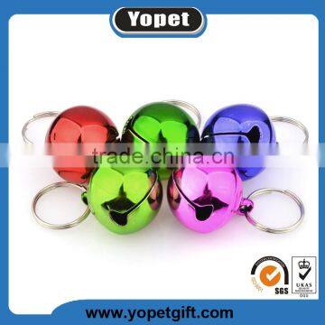 Colorful Pet Accessories Vacuum Plating Cat Bell Charm For Wholesale photo-3