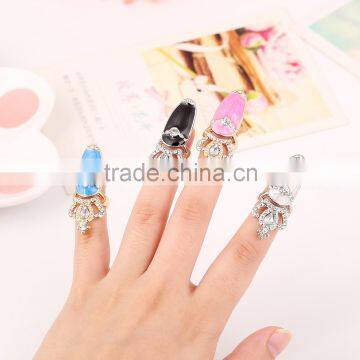 Finger nail new colour ceramic glaze ring