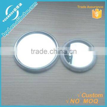 Custom Made Tin Plate Mirror / Round Tinplate Pocket Mirror With Full Color Printing/Pocket Mirror