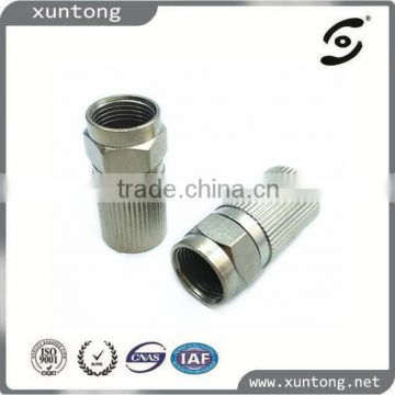 F-type Male Straight Connector RG6 waterproof connectors