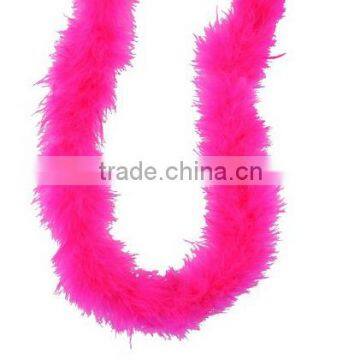 Fluffy marabou boa - fuschia,blue,yellow,pink