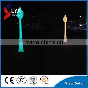 New Design Solar Plastic LED Light Street Pole Roman Pillar Light For Decoration Hot Selling