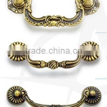 Antique type zinc alloy furniture classical handle