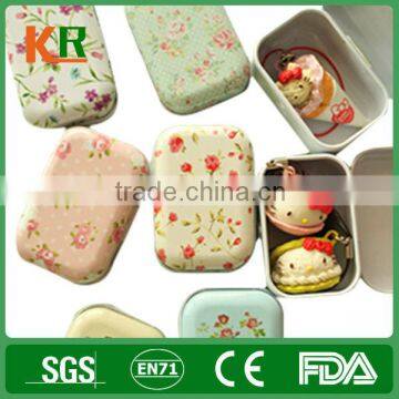 4L metal candy tin box/ Square tin can/Gift tin can