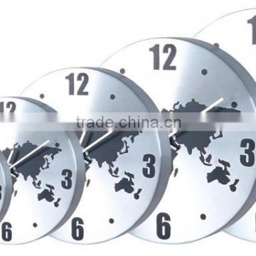 logo promotional Customized Aluminum round Wall Clock China