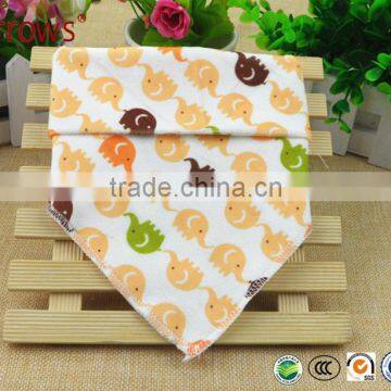 Triangle Baby Bibs Organic Gots Premium Cotton Velvet Drool Towel Wipe