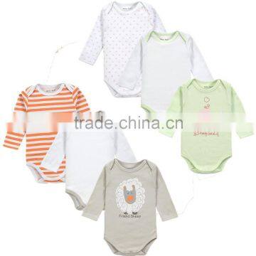 2016 New Baby Bodysuits Cartoon Long Sleeve Coveralls Cotton infant Jumpsuit Baby Boy and Girl Clothing