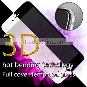 Hot Sale 3D Tempered Glass Screen Protector full screen coverage with silicone edge