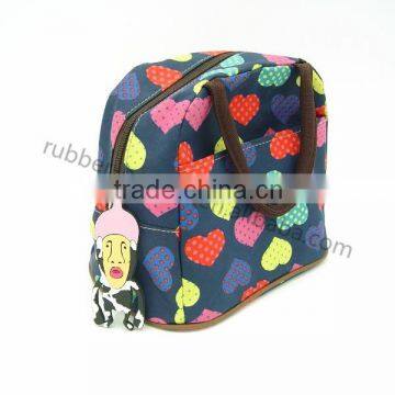 Hot Selling Cartoon Character Water Filled Custom Soft Pvc Keychain photo-3