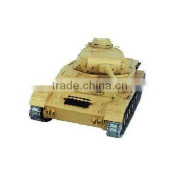 1:16th Scale Dak Panzer Kampfwagen IV RTR R/C Airsoft Battle Tank with smoking and sound