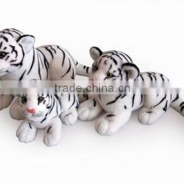 factory wholesale realistic lying white tiger plush toys stuffed animal toys plush jungle animal toy plush white tiger soft toy