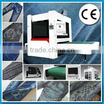 Auto Feeding Laser Jean Printing Machinery / Laser Engravings