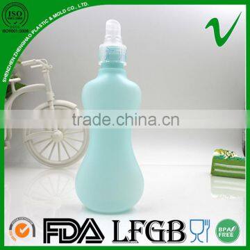 HDPE wholesale disposable flat baby bottle for lotion packaging