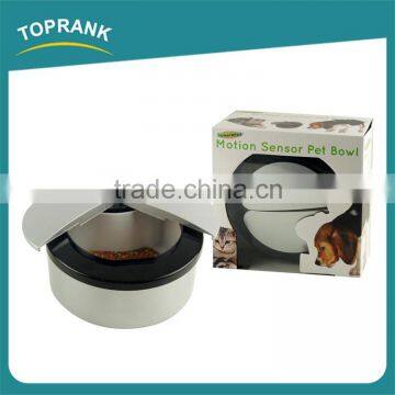 High quality personalized dog food feeder ABS motion sensor smart automatic pet feeder