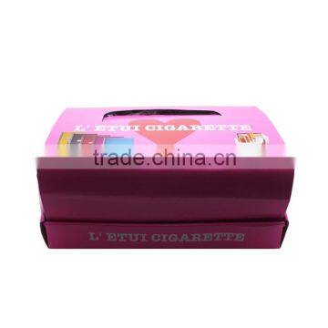 Aluminum cigarette case with colourful display box. 24pcs per display