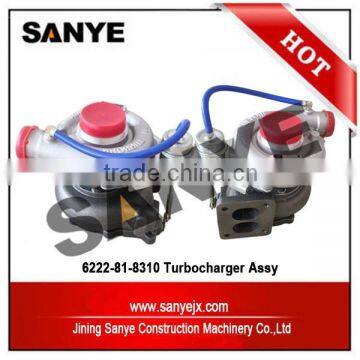 Loader Turbocharger Oil Piping Parts 6222-81-8310 Turbocharger Assy WA400-3 WA420-3