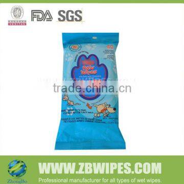 Paw Wipes Pet Wet Tissue OEM Manufacturer