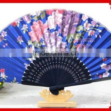 gift bamboo hand fan for party